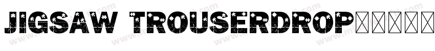 JIGSAW TROUSERDROP字体转换